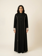 Textured Classic Abaya - B2021