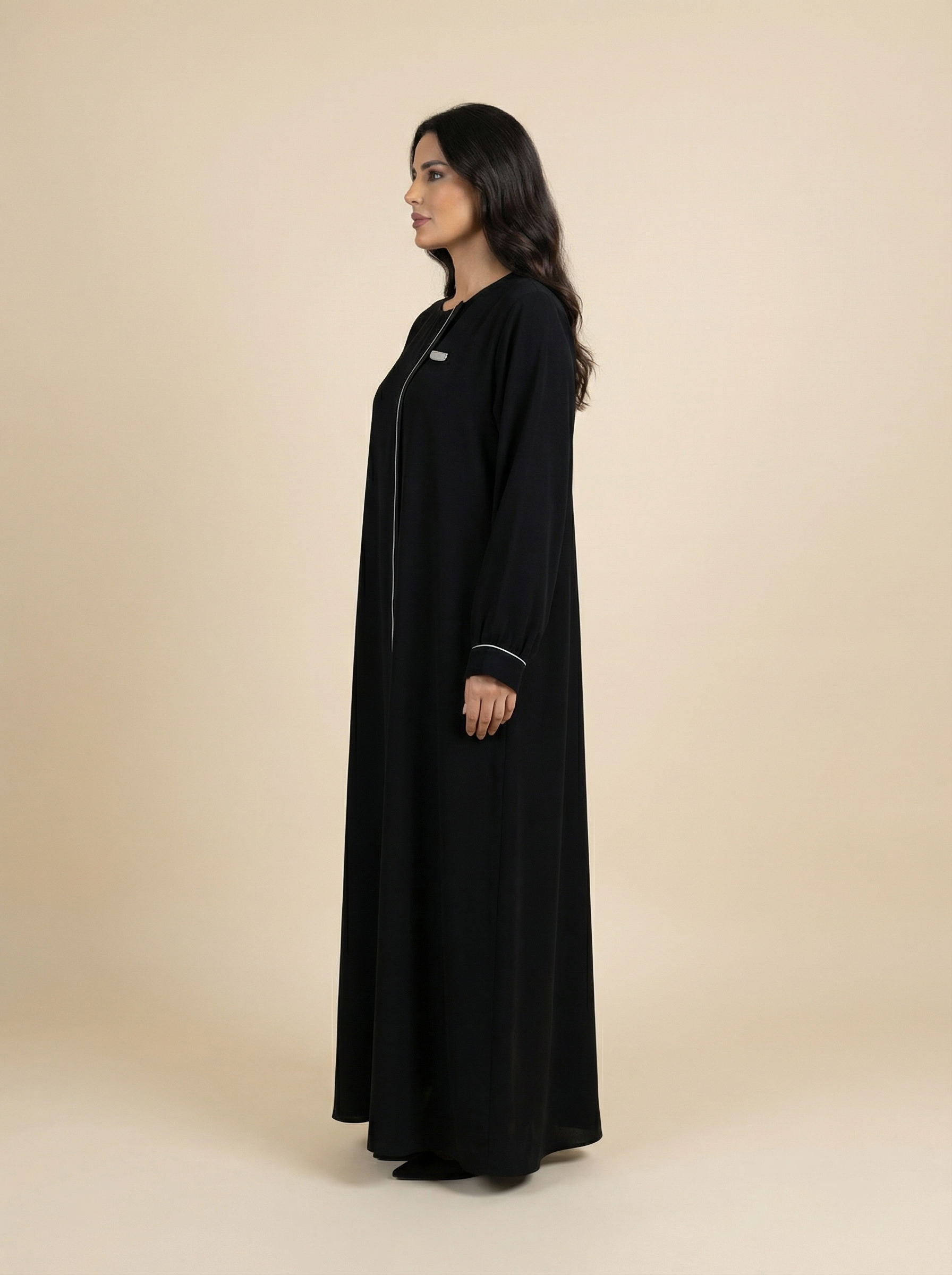 Japanese Crepe Open Abaya – B254