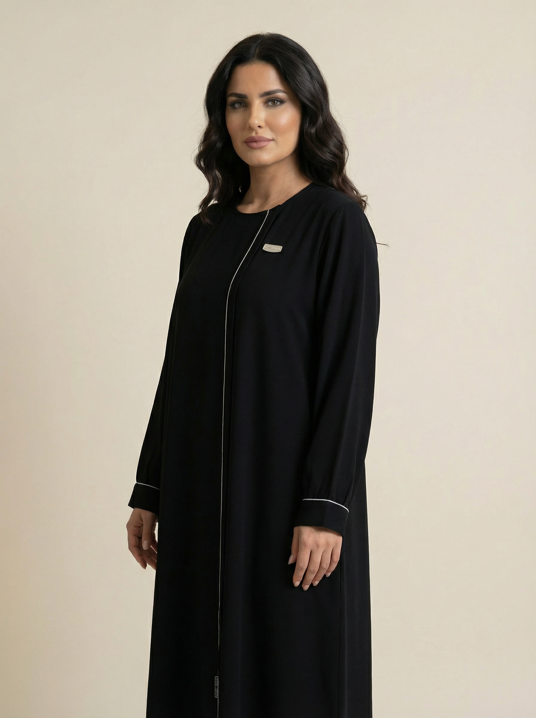 Japanese Crepe Open Abaya – B254