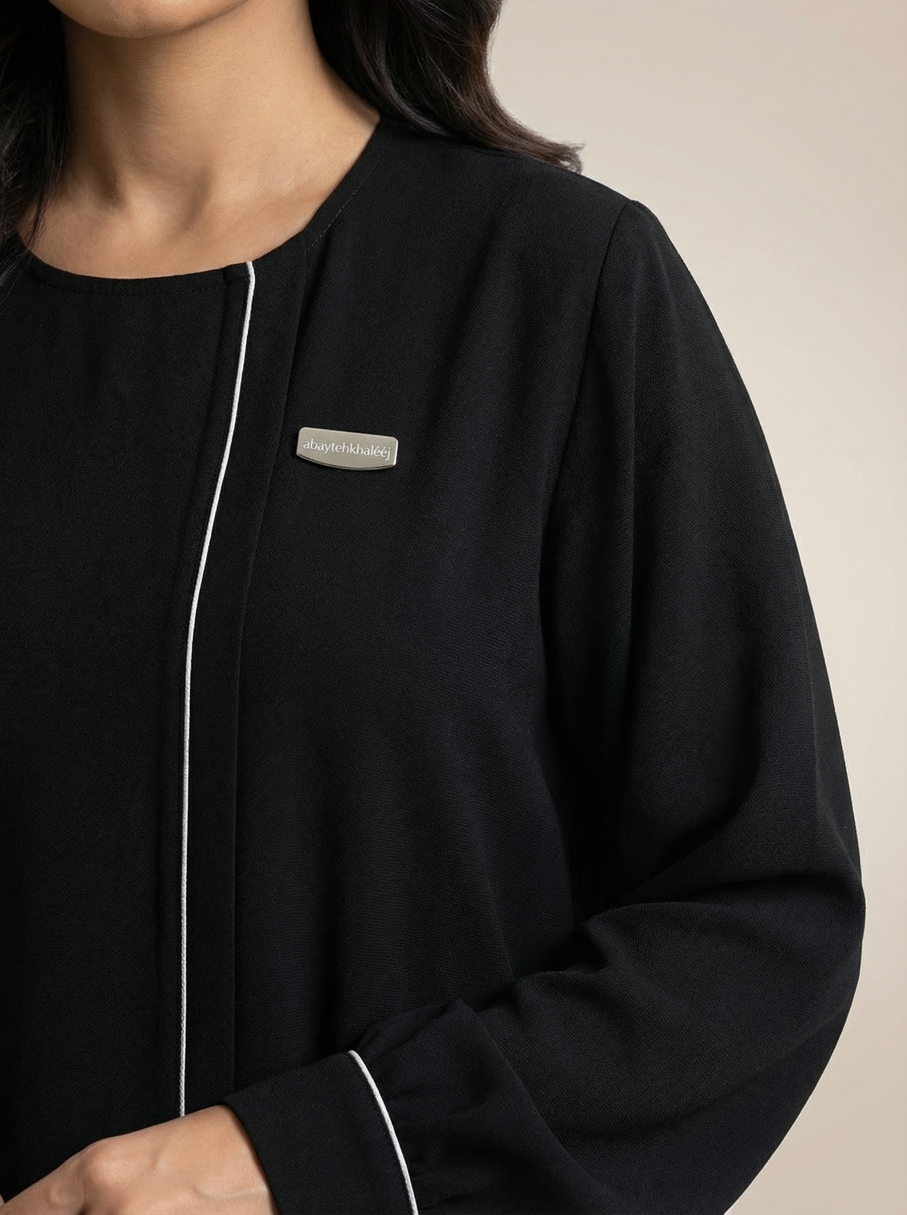 Japanese Crepe Open Abaya – B254