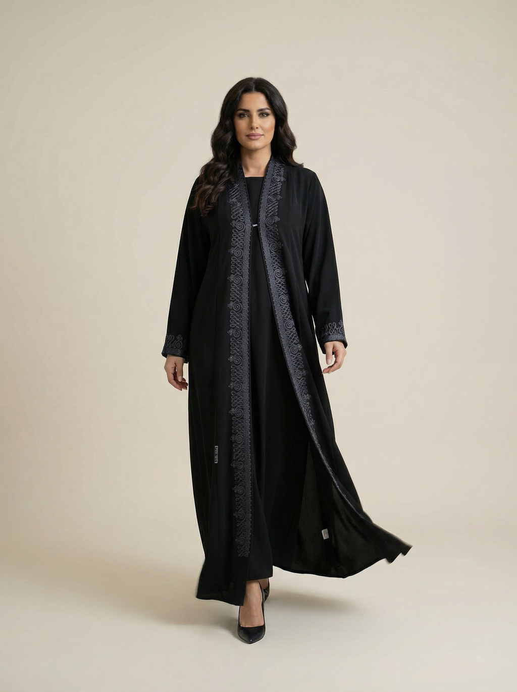Tailored Crepe Everyday Abaya – B430