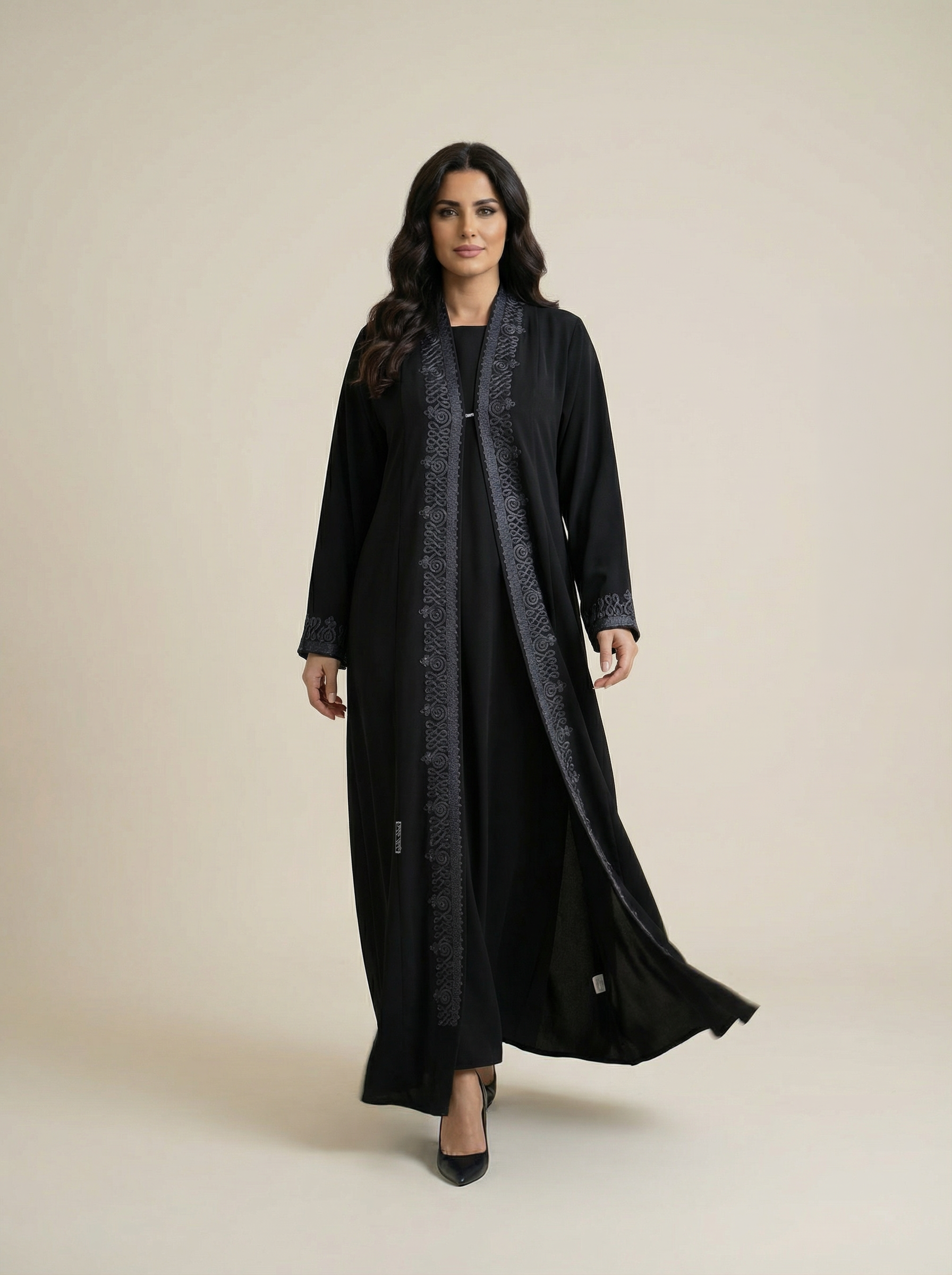 Tailored Crepe Everyday Abaya – B430