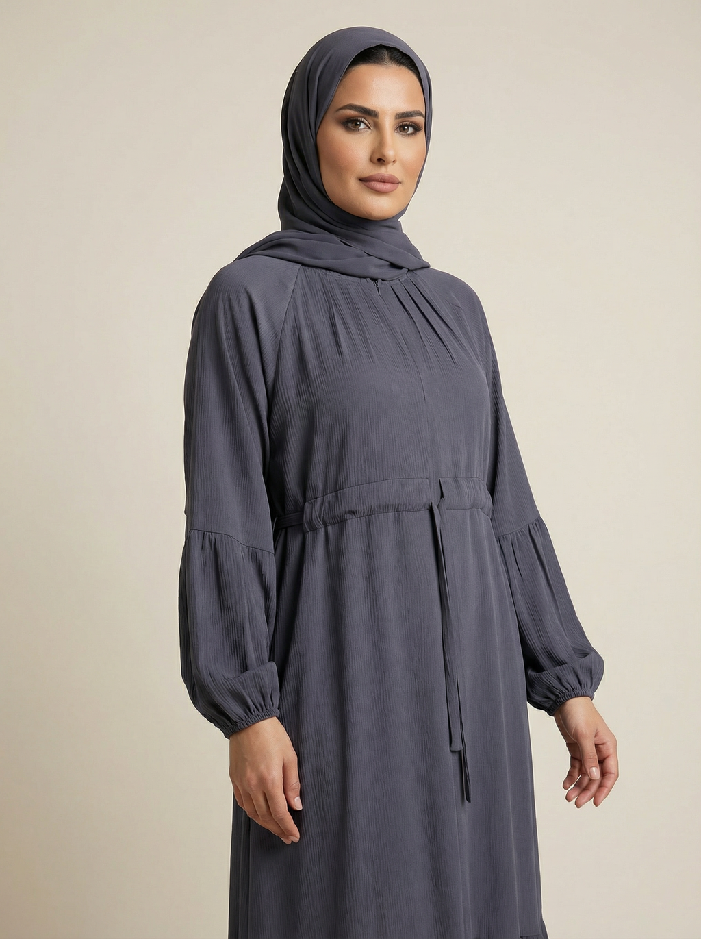 Rich Tone Casual Abaya – B529