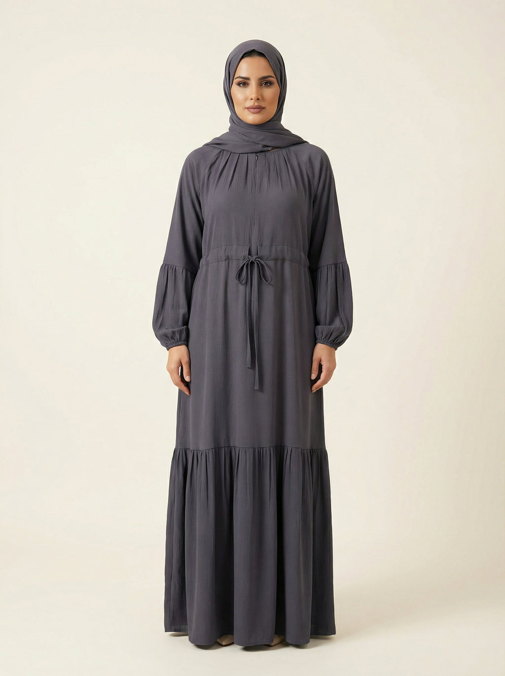 Rich Tone Casual Abaya – B529