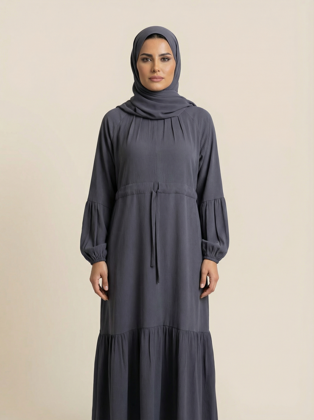 Rich Tone Casual Abaya – B529