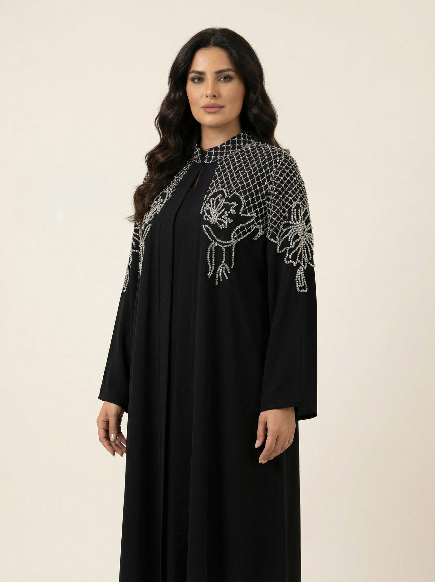 Soft Drape Formal Abaya – B712