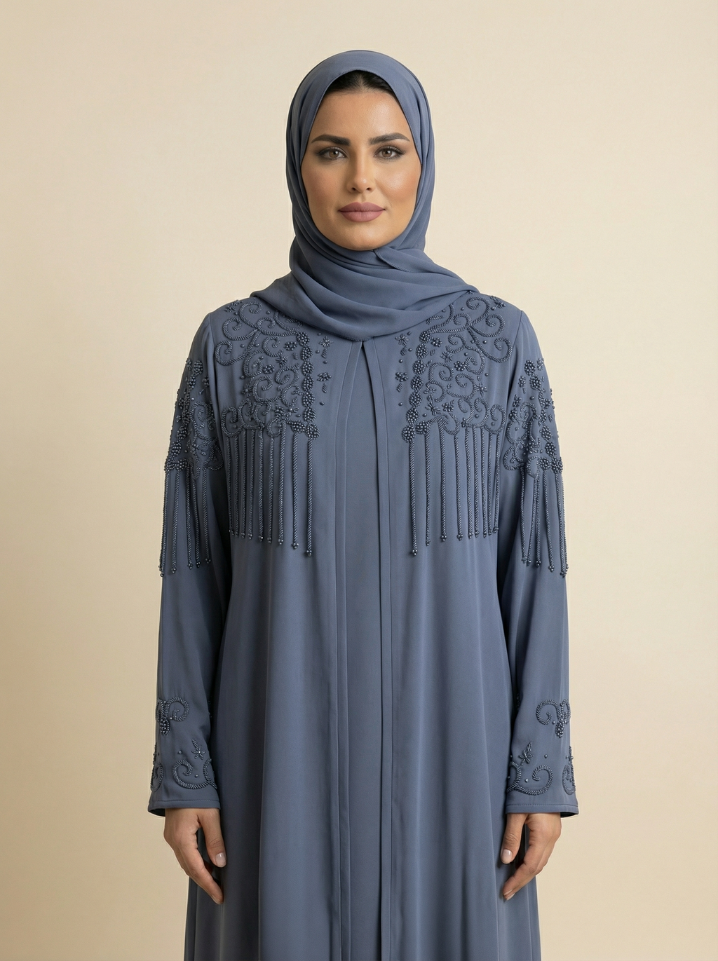 Silk Classic Abaya  – B719