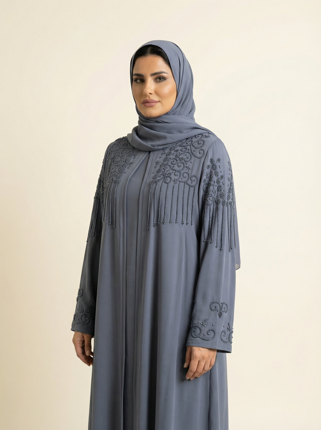 Silk Classic Abaya  – B719