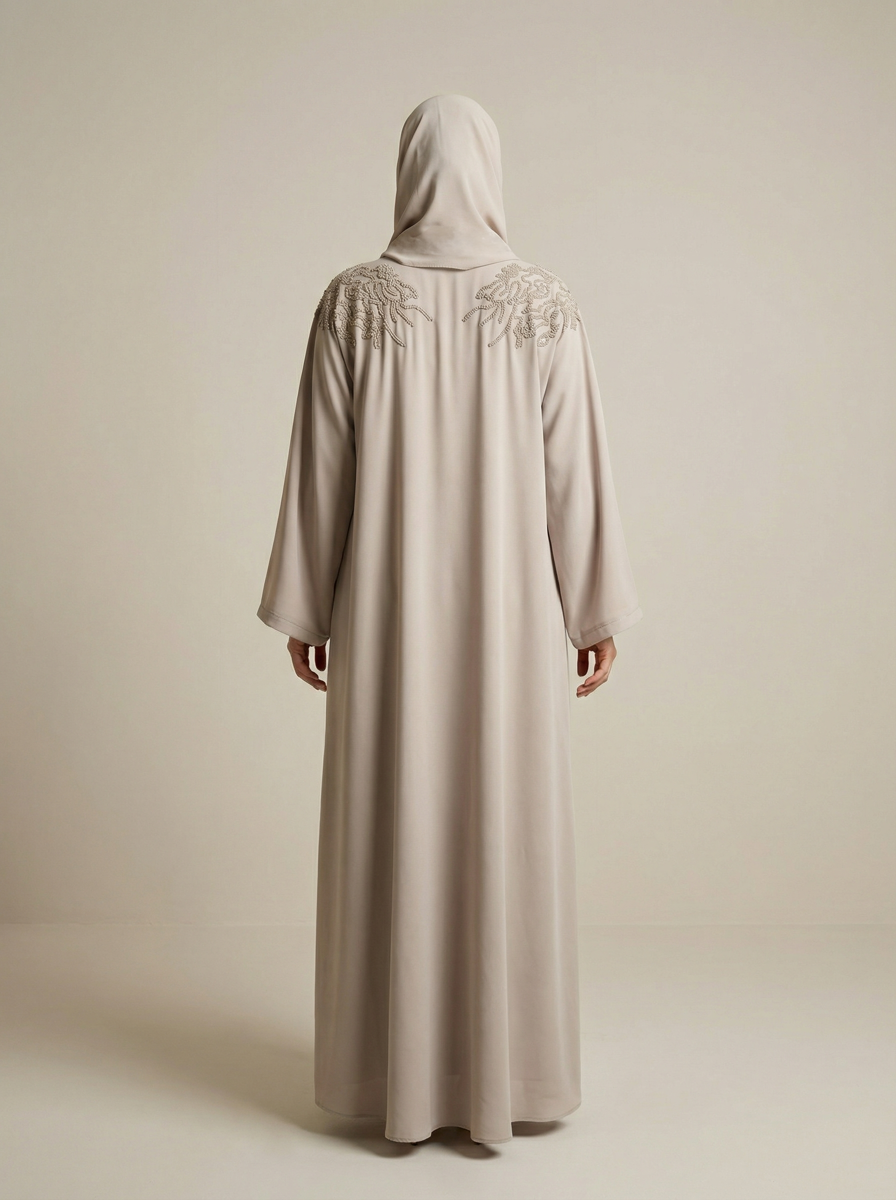 Light Silk Occasion Abaya – W323