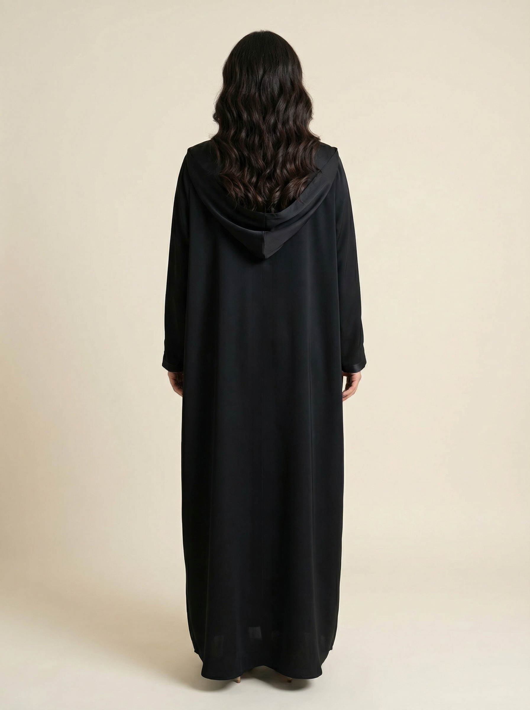Fluid Silk Abaya – D678