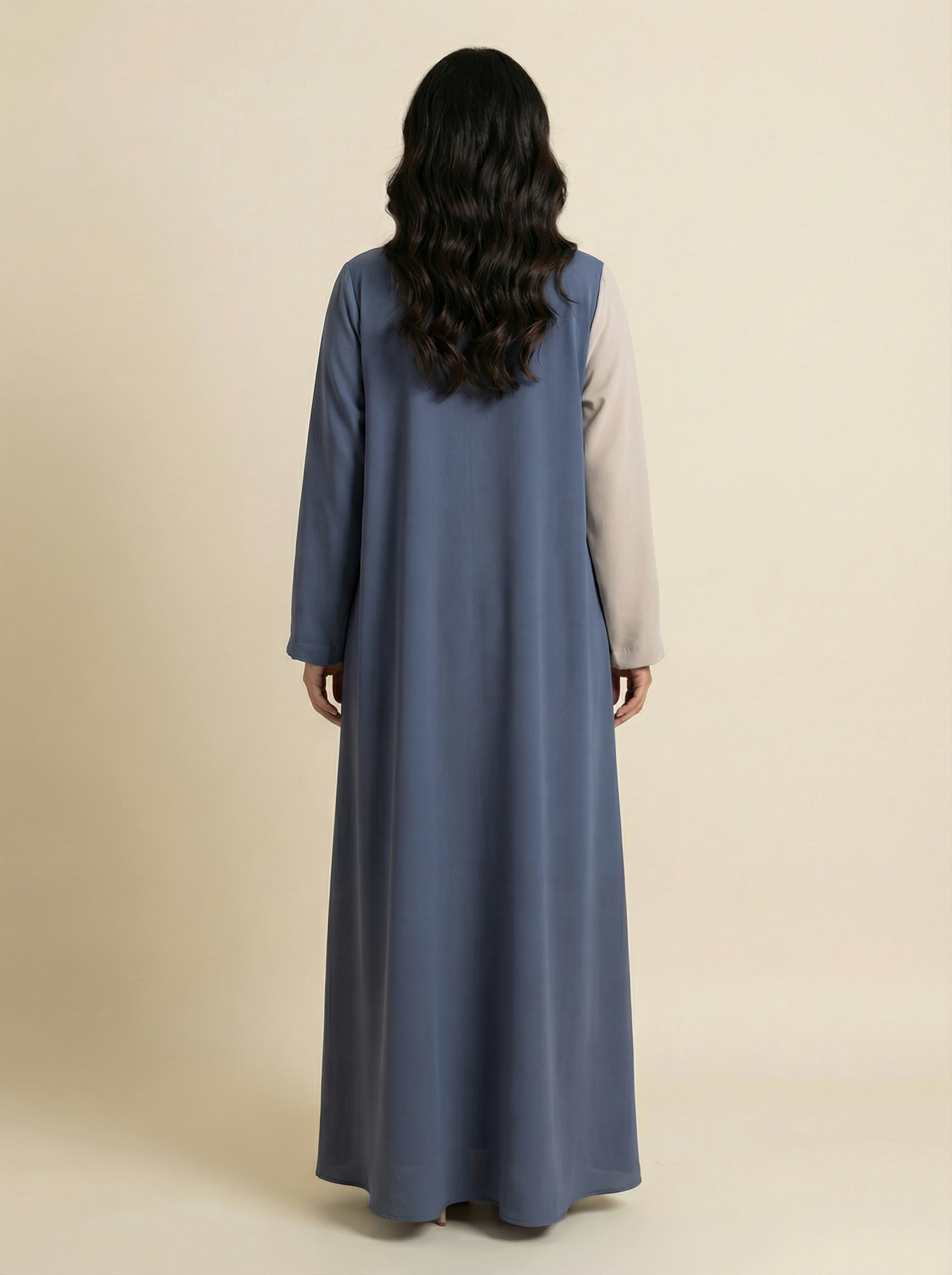Grain Finish Classic Abaya - B2023