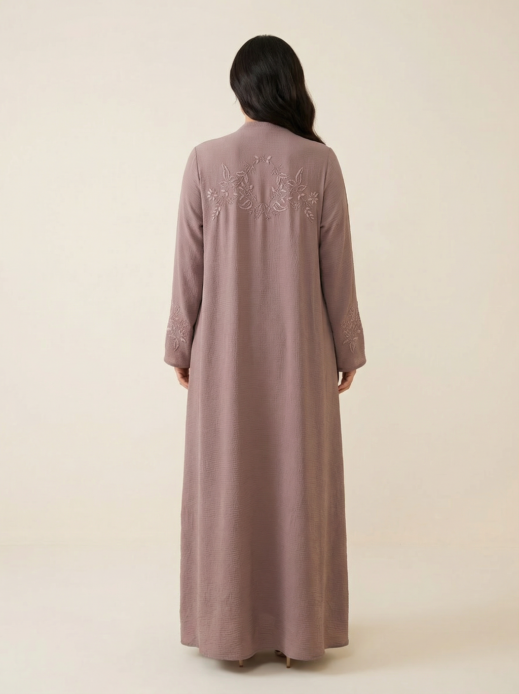 Classic cashmere Abaya - H301