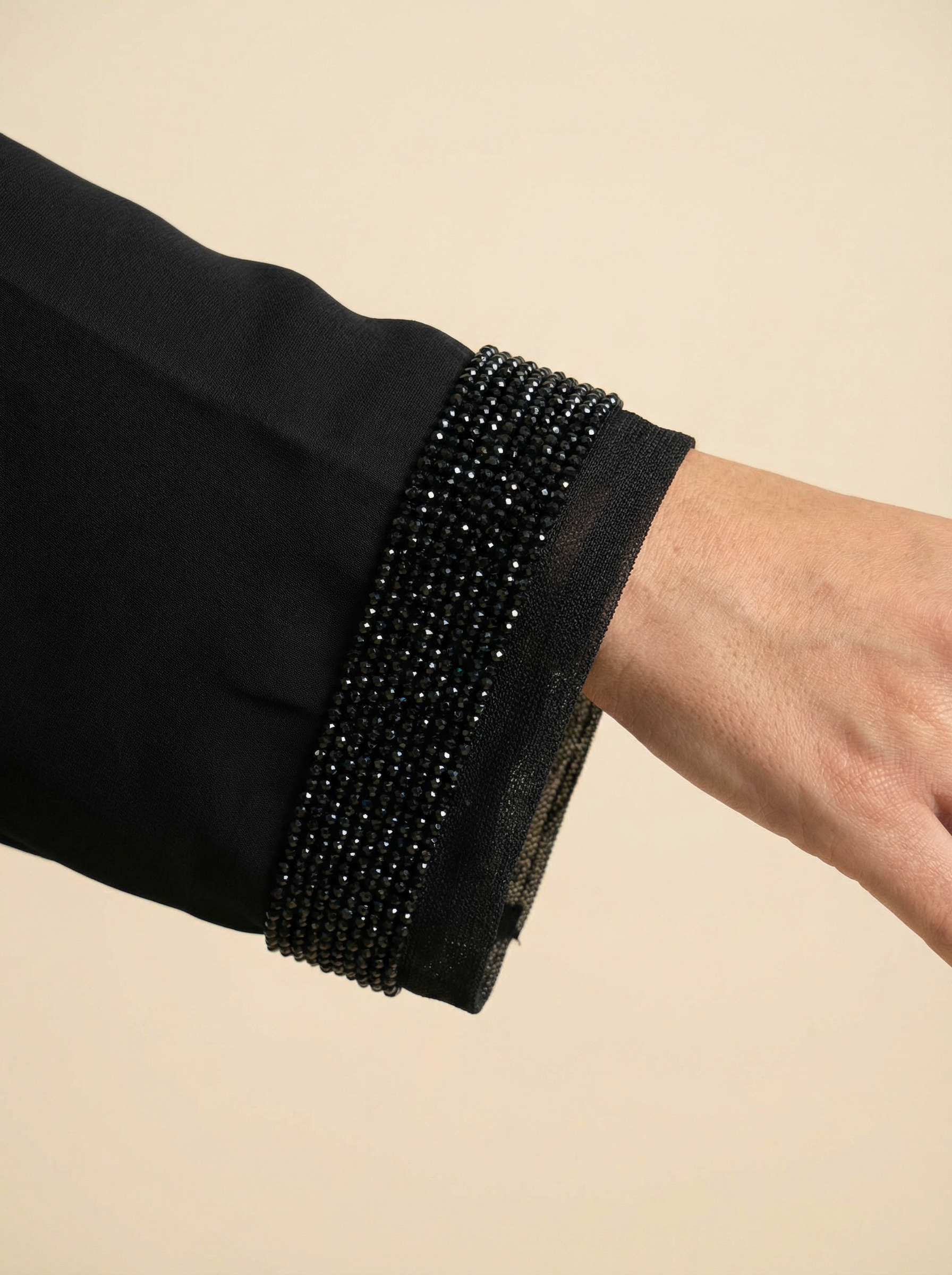 Evening Crepe Classic Abaya – H610