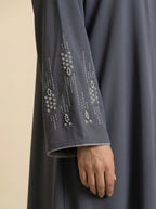 Muted Contrast Everyday Abaya - W364