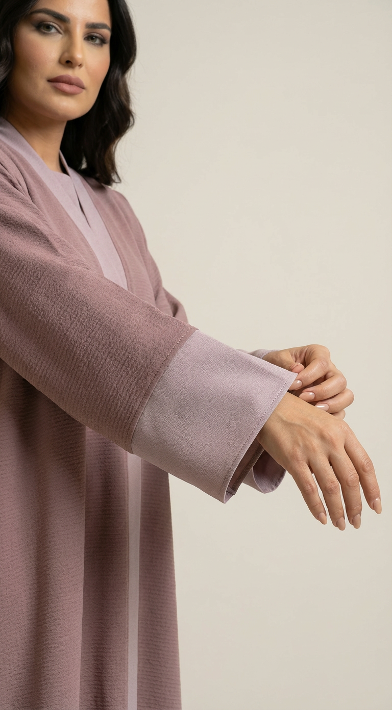 Warm Texture Everyday Abaya – H285