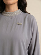 Linear Drape Classic abaya – D657
