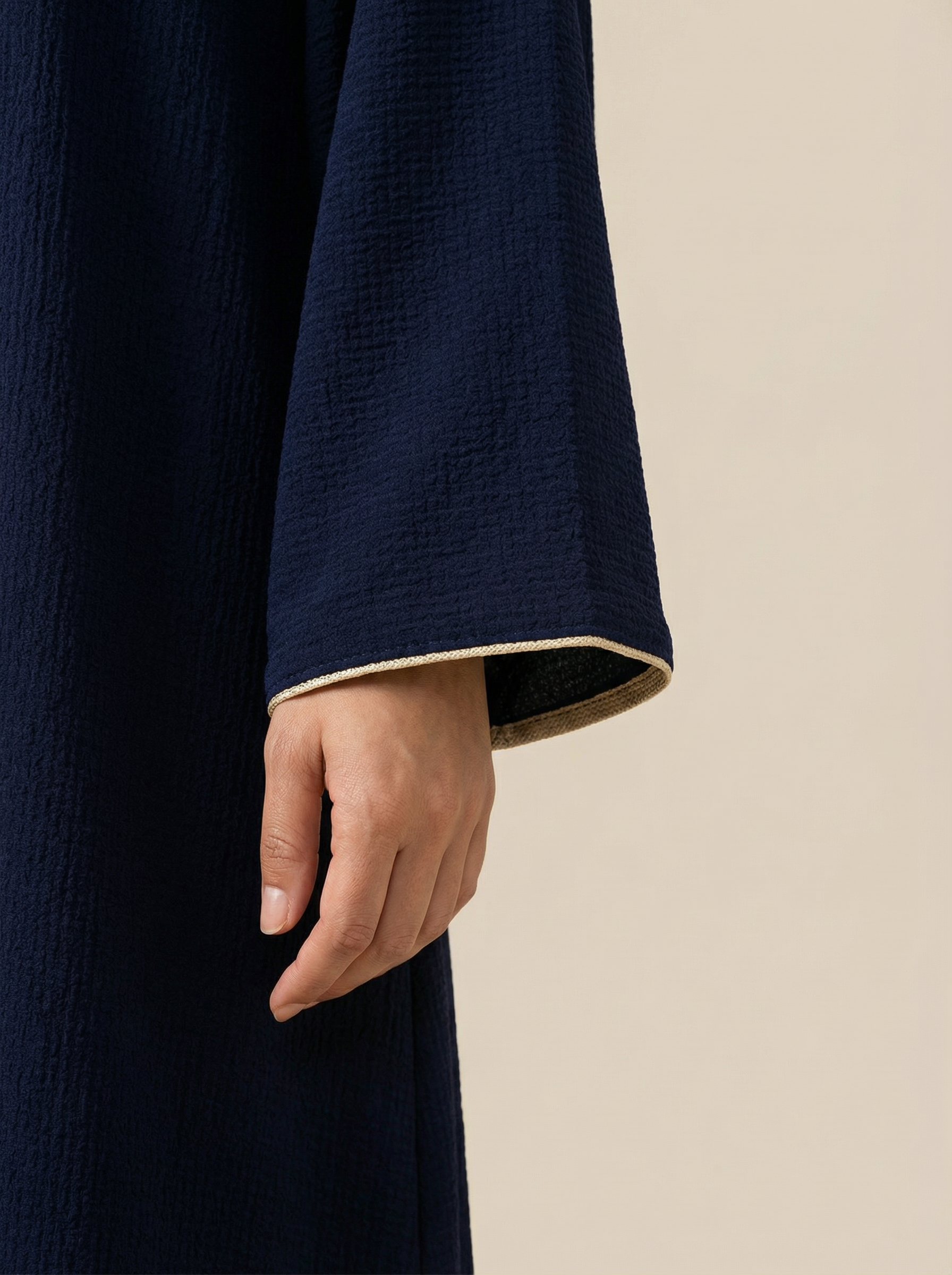 Balanced Navy Everyday Abaya – H283