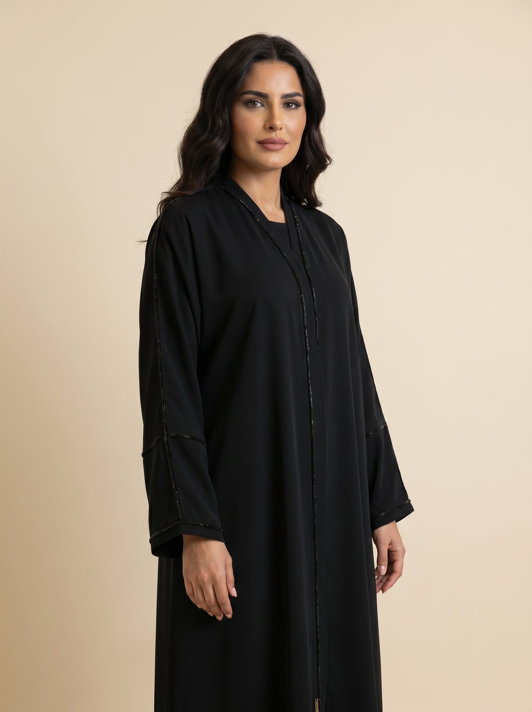 Muted Line Classic abaya – E630