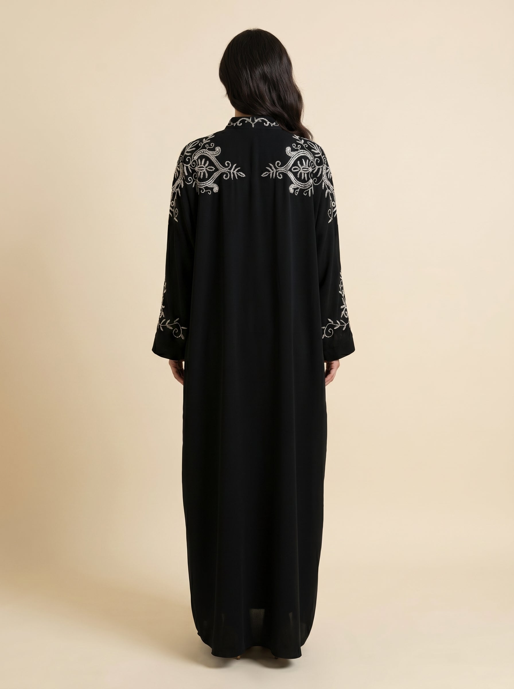 Signature Silk Classic abaya – E633
