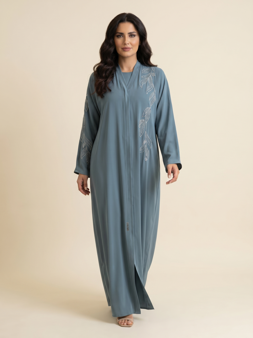 Signature silk classic abaya E641
