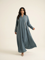 Signature silk classic abaya E641