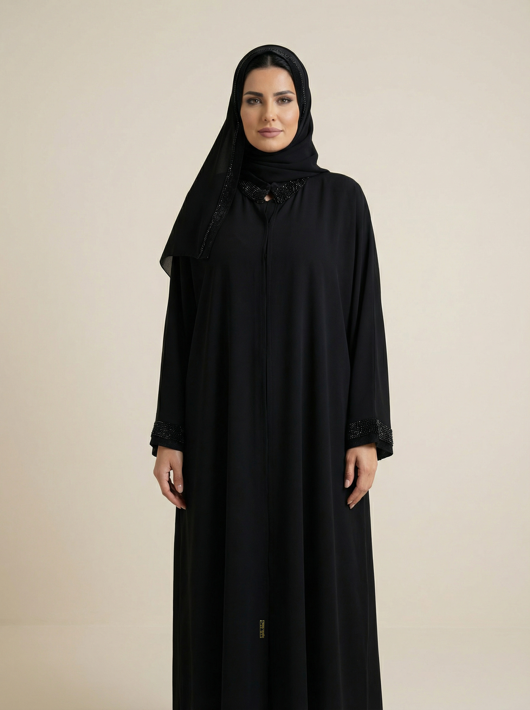 Evening Crepe Classic Abaya – H610