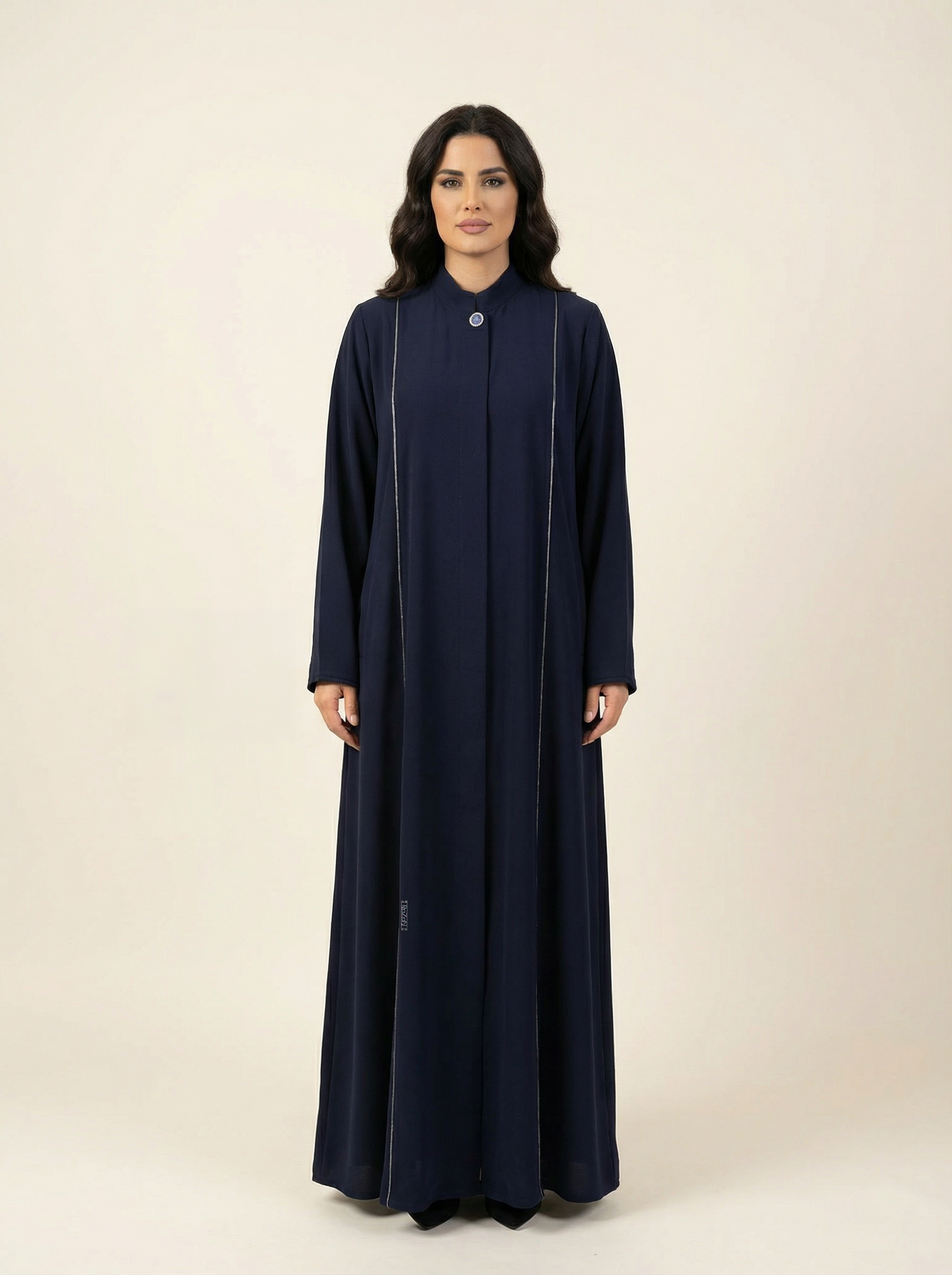 Structured Crepe Abaya – B251