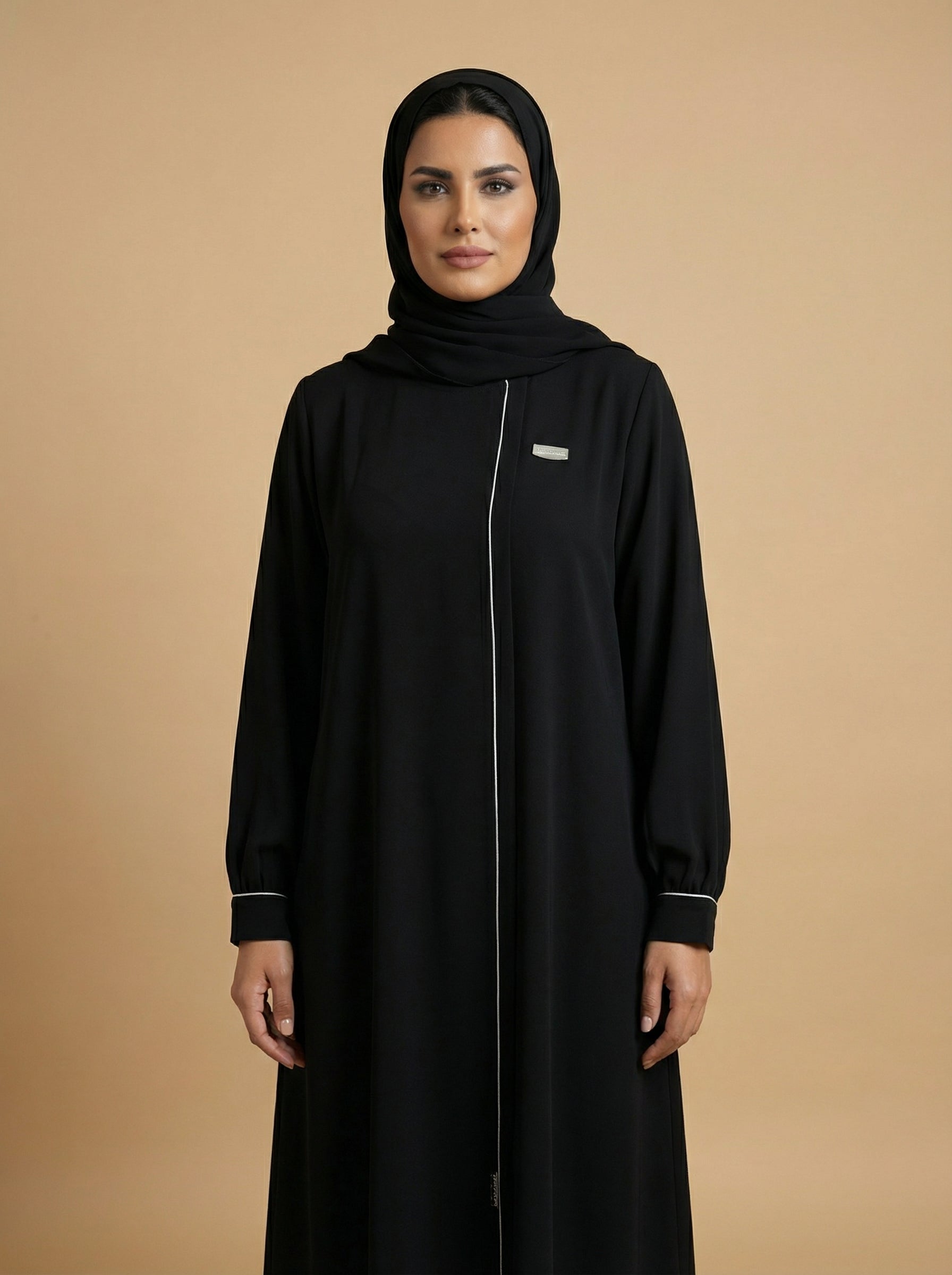Japanese Crepe Open Abaya – B254