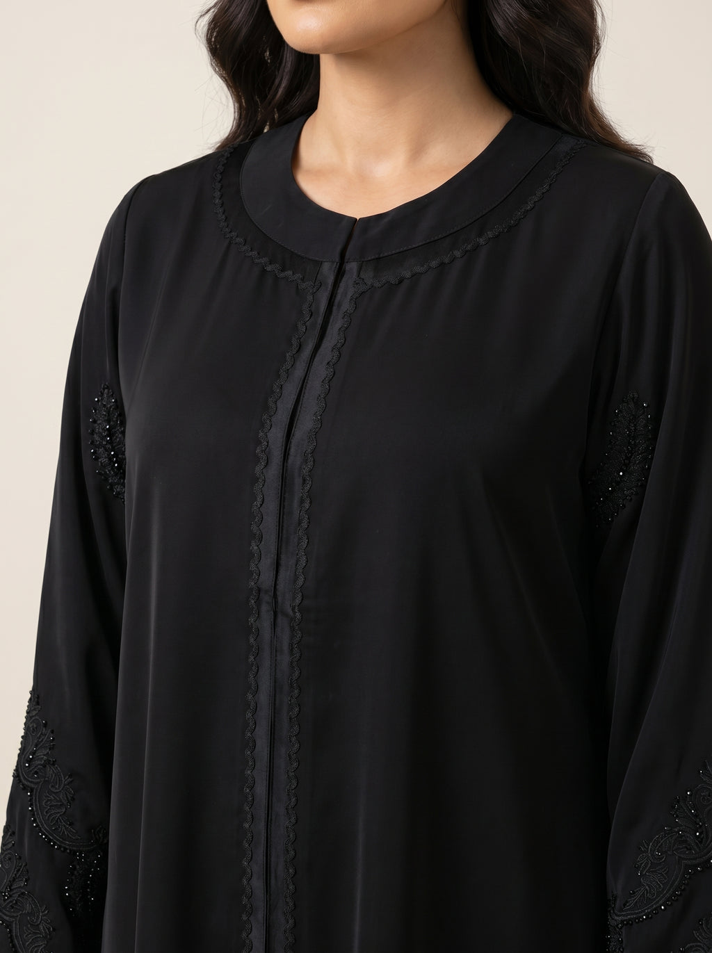 Silk Classic abaya – K316