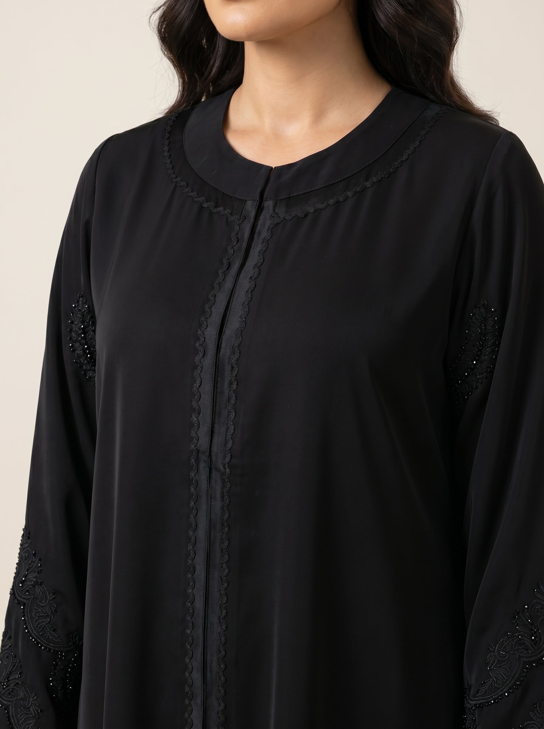 Silk Classic abaya – K316