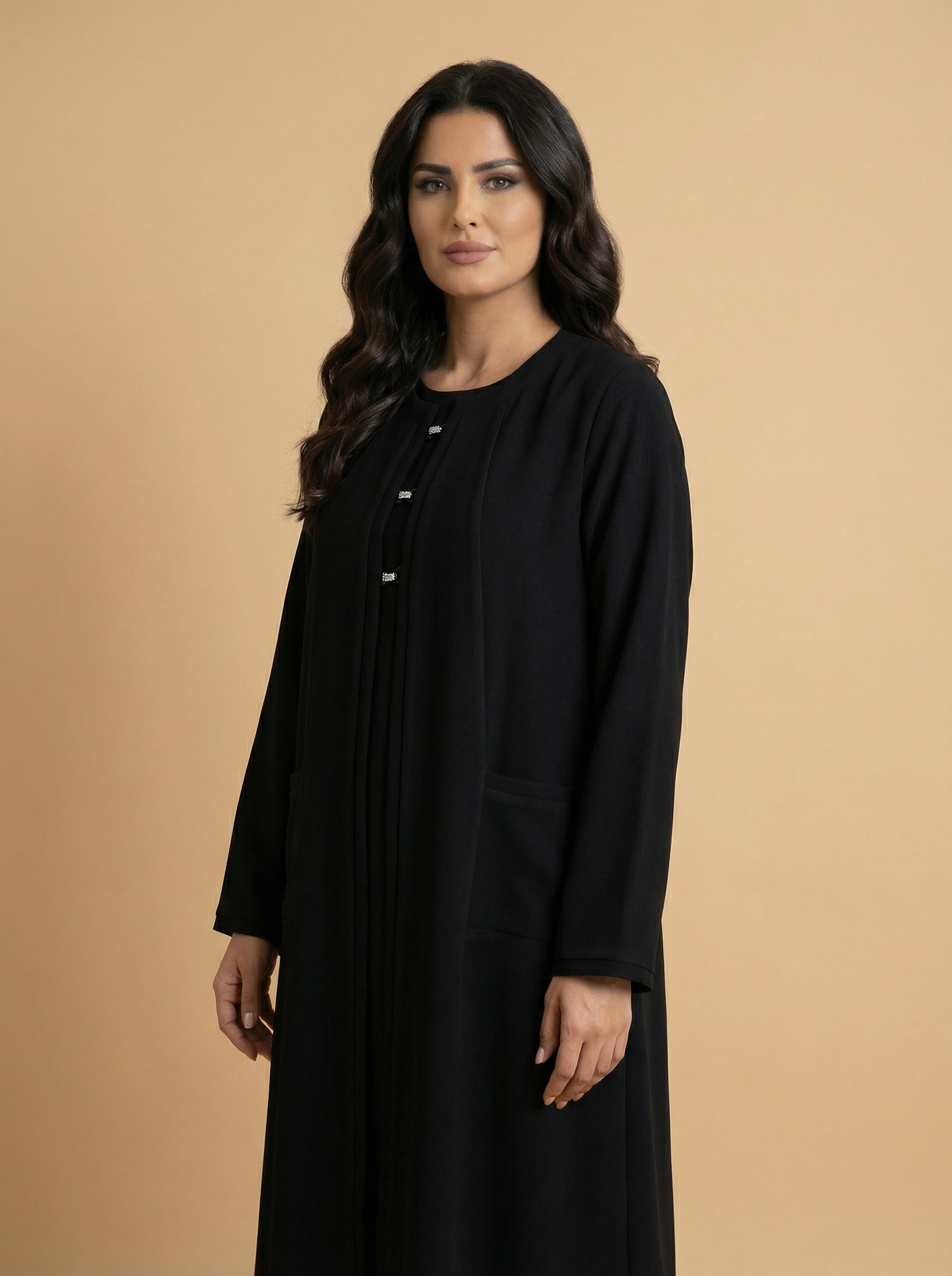 Balanced Silhouette Casual Abaya – H307