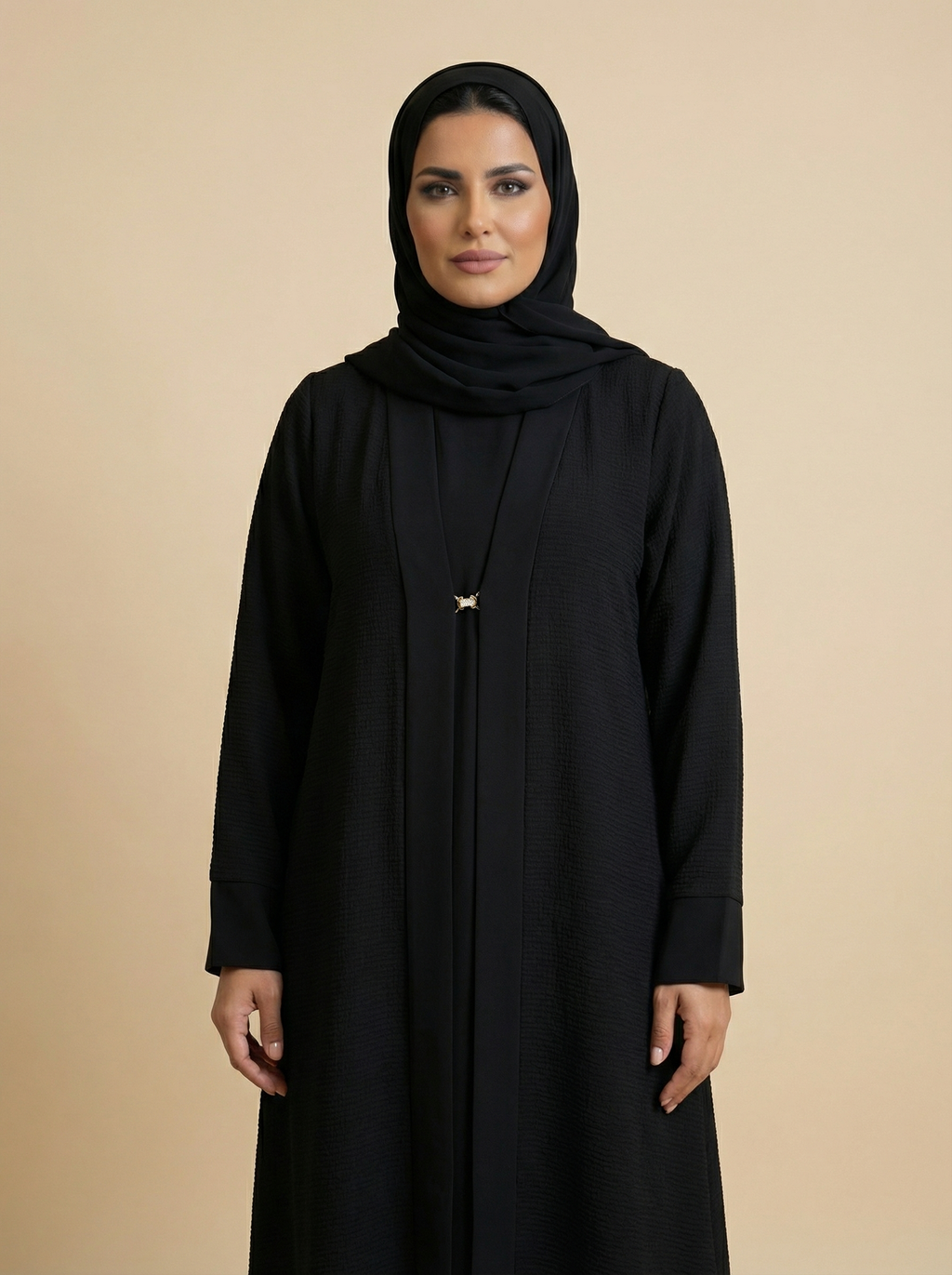 Refined Edge Everyday Abaya – H286