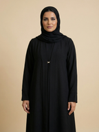 Refined Edge Everyday Abaya – H286