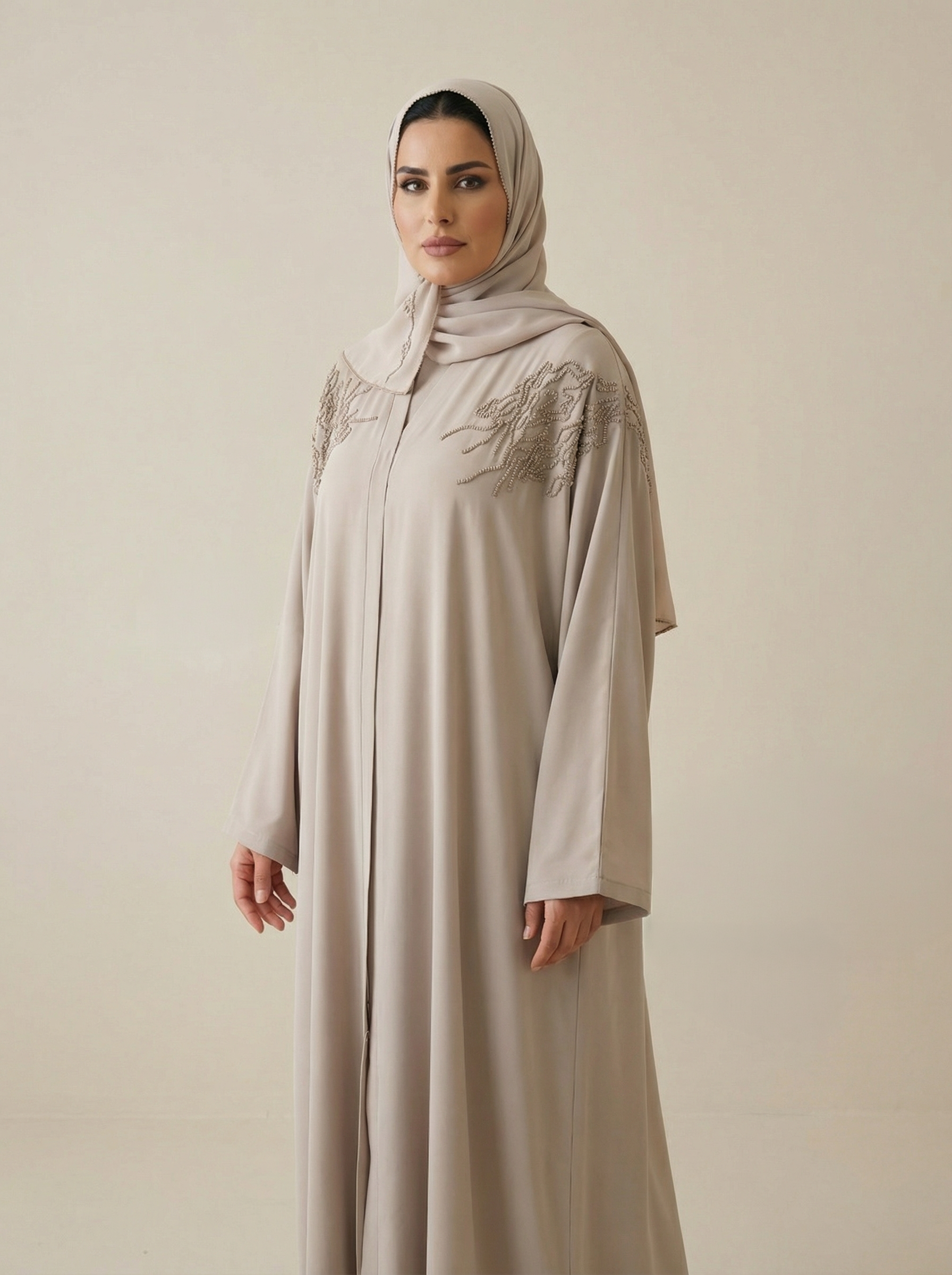 Light Silk Occasion Abaya – W323