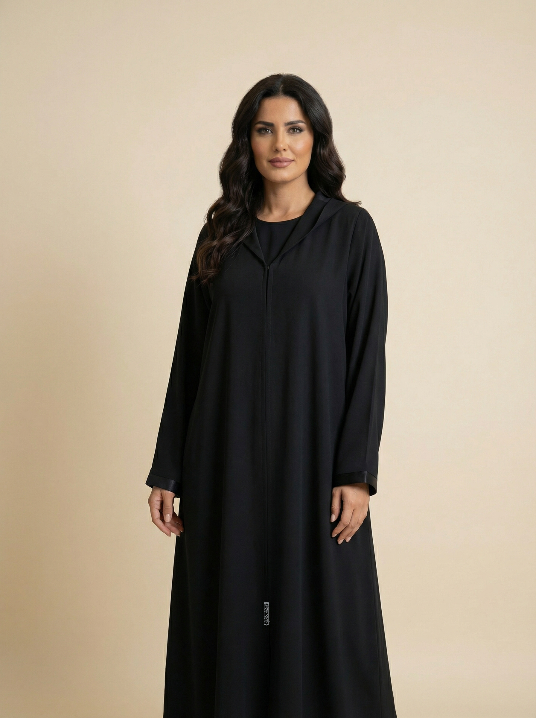 Fluid Silk Abaya – D678