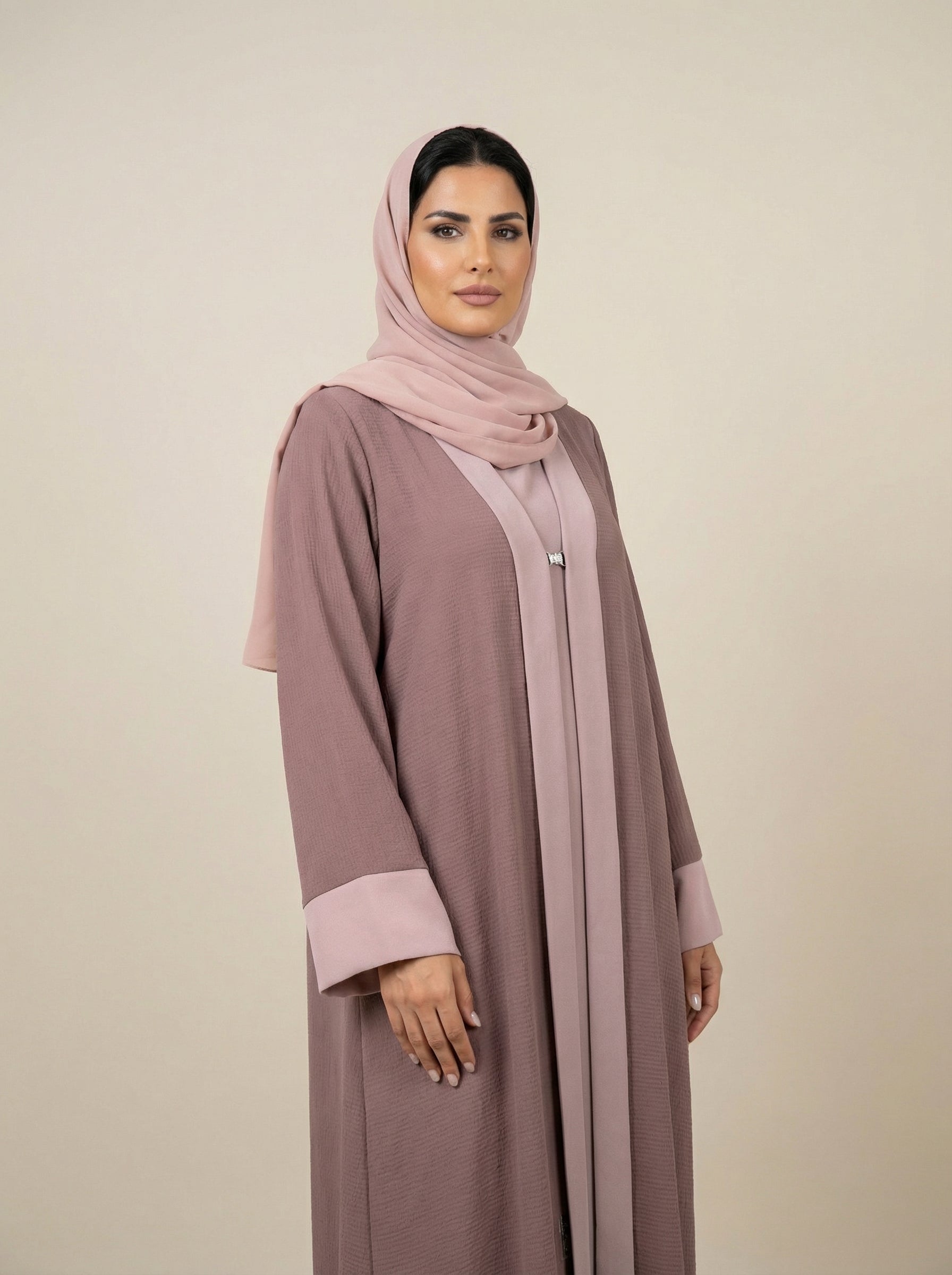 Warm Texture Everyday Abaya – H285