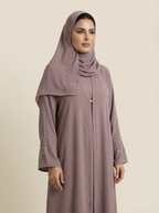 Classic cashmere Abaya - H301