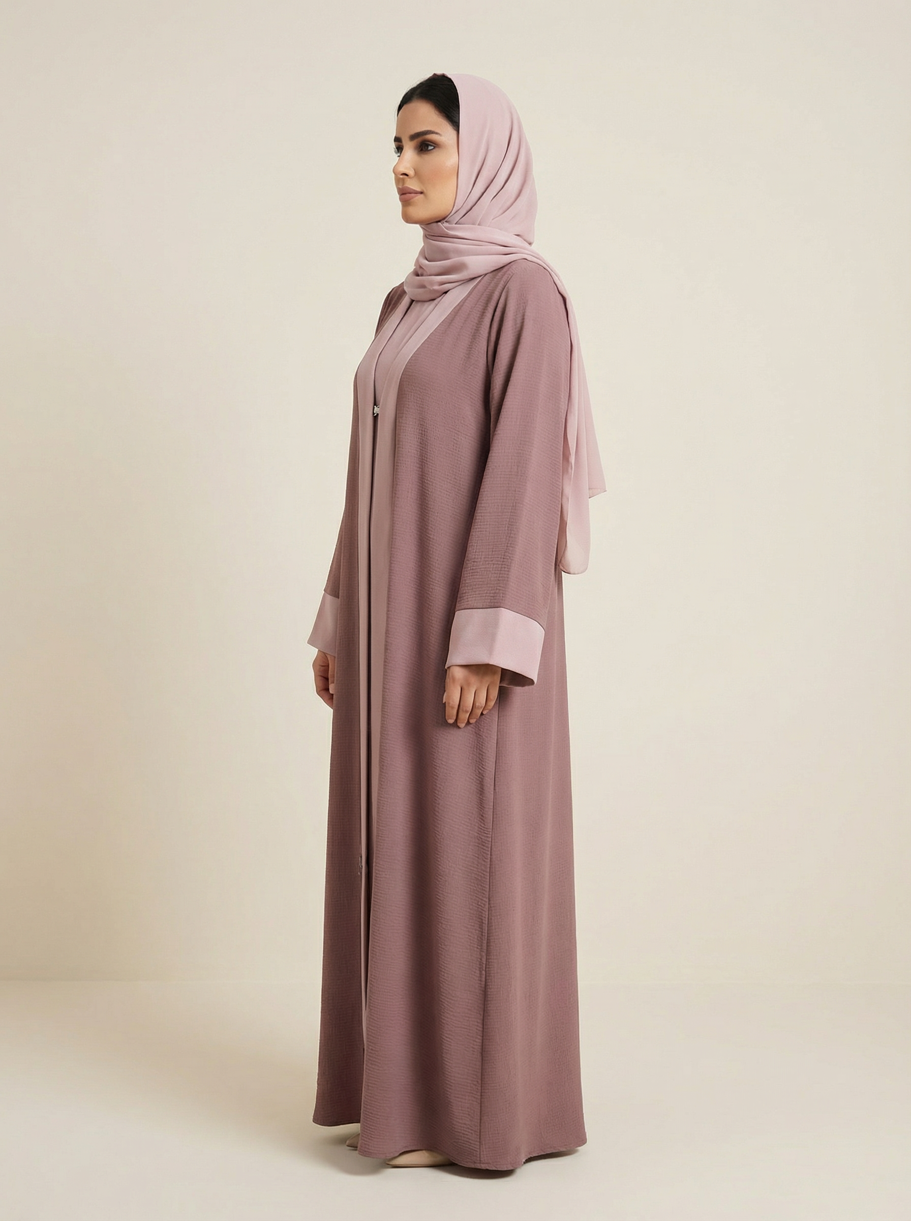 Warm Texture Everyday Abaya – H285
