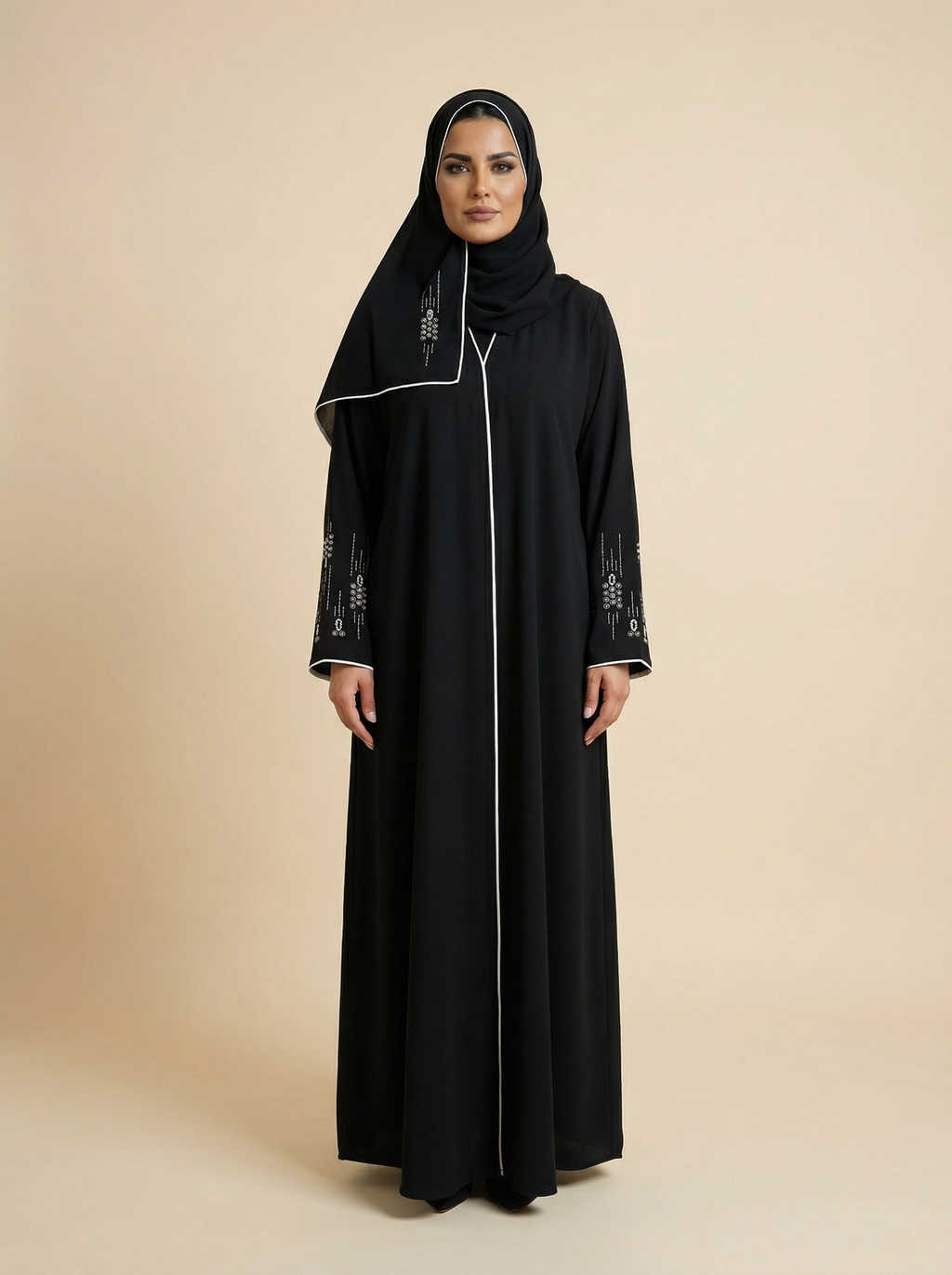 Modern Cut Classic Abaya – W305