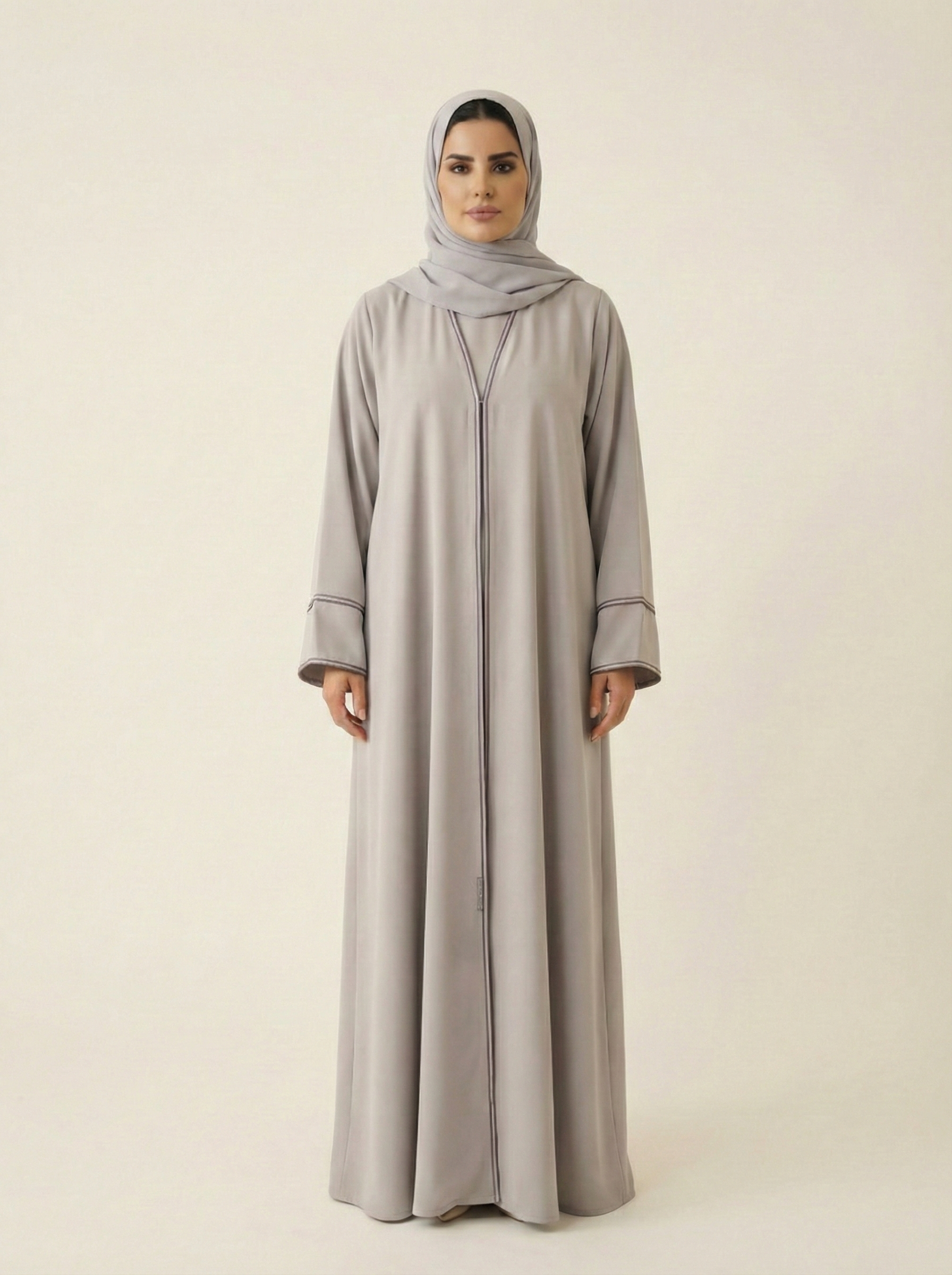 Light Structure Everyday Abaya – H614