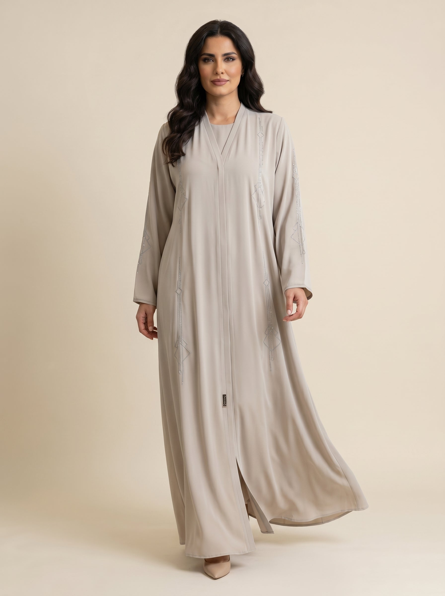 Silk Classic abaya – W390