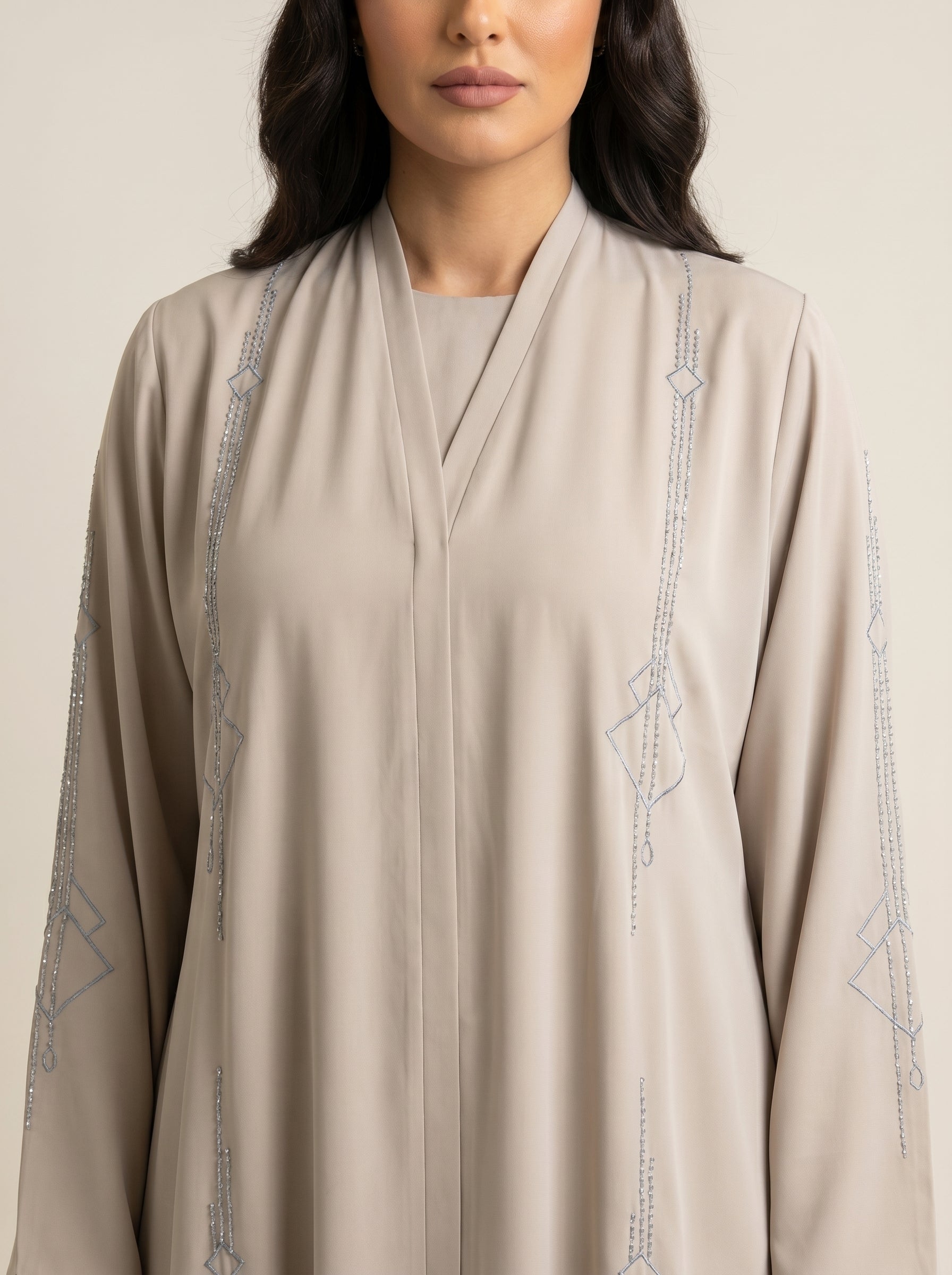Silk Classic abaya – W390