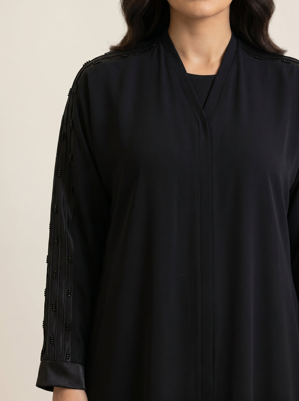 Signature Silk Classic abaya – W393