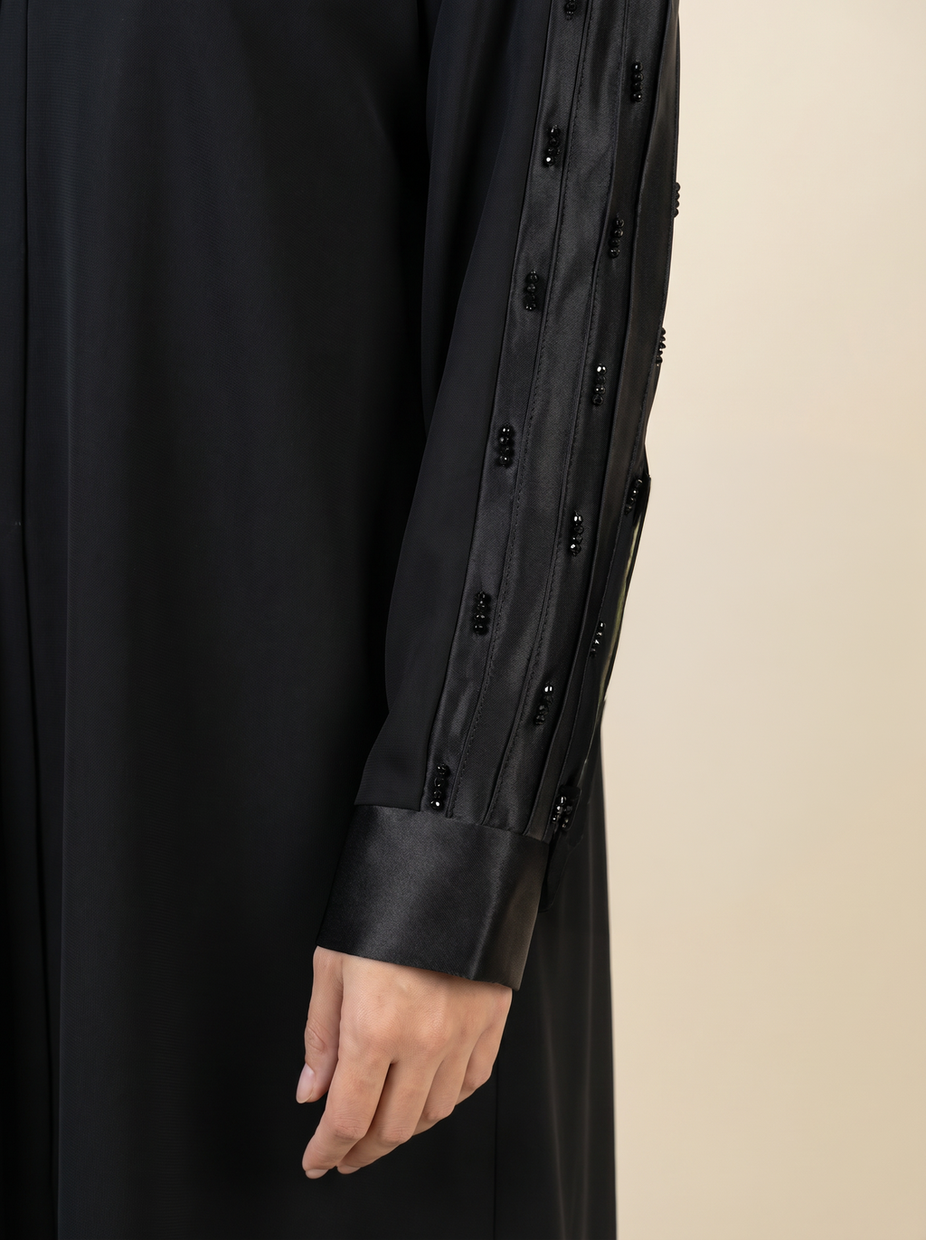 Signature Silk Classic abaya – W393