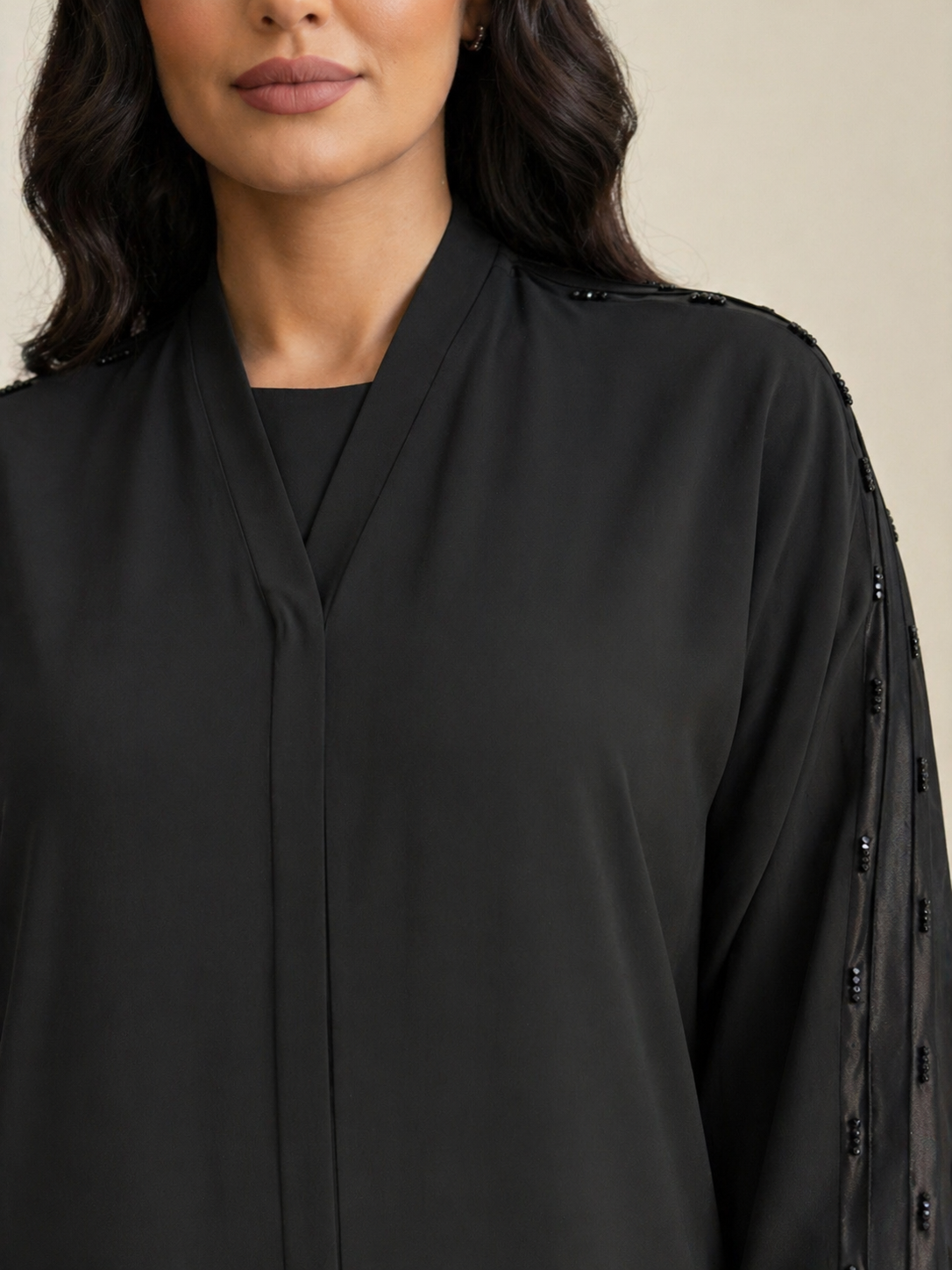 Signature Silk Classic abaya – W393