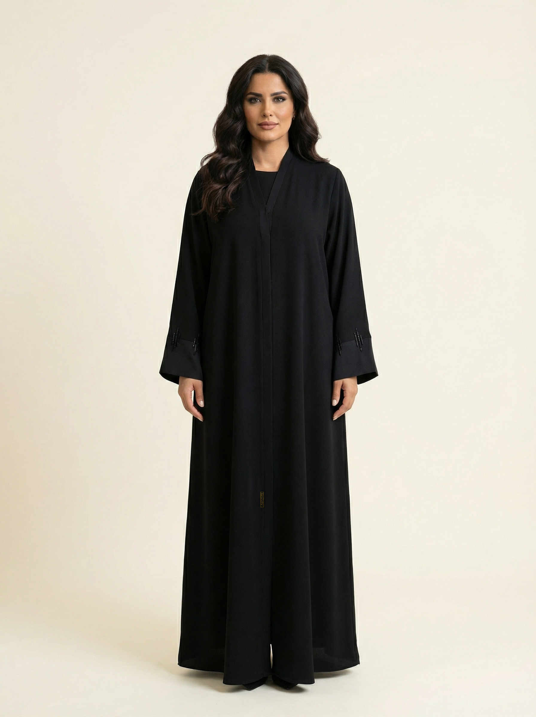 Contrast Touch Everyday Abaya – W355