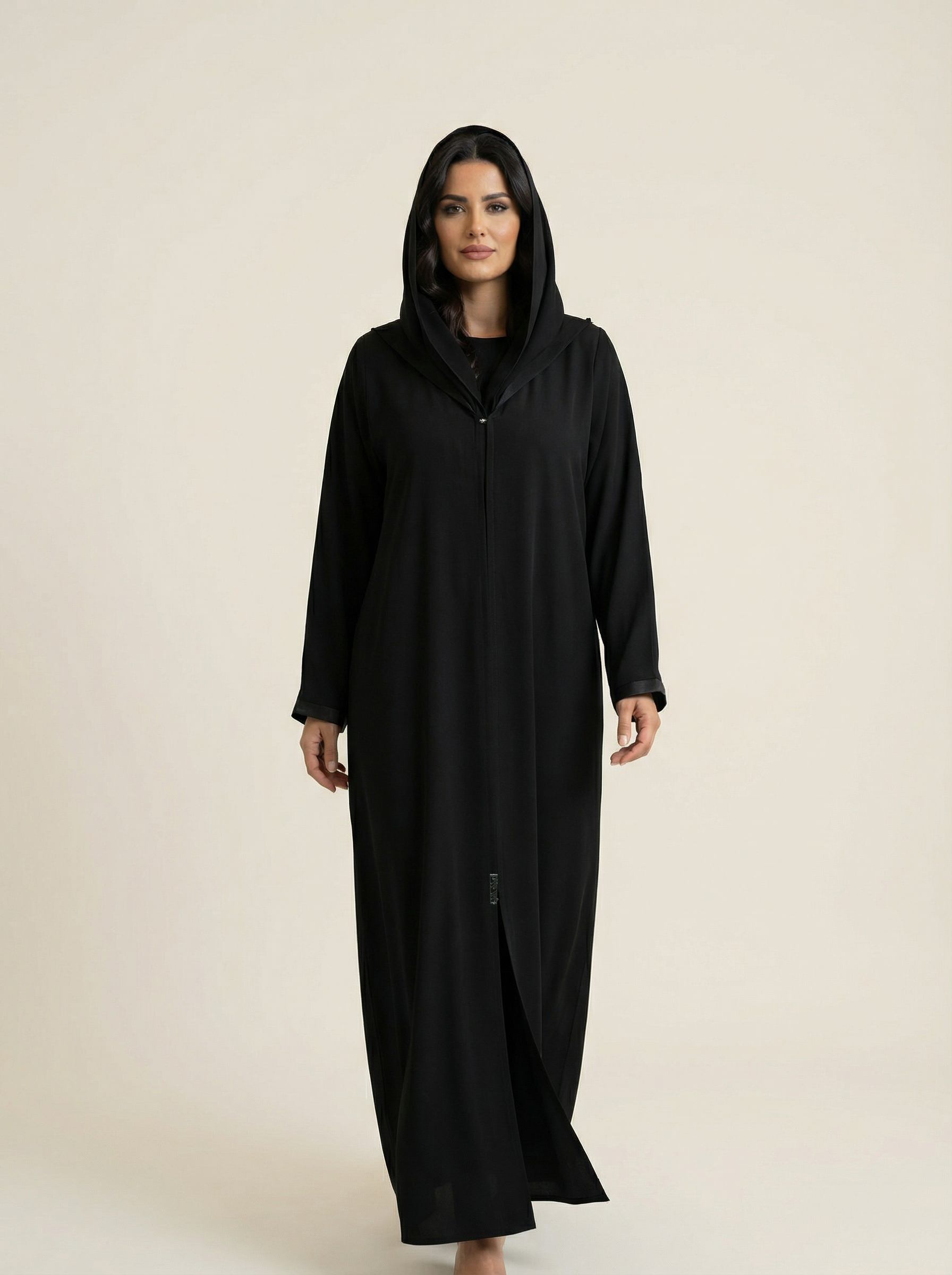 Fluid Silk Abaya – D678