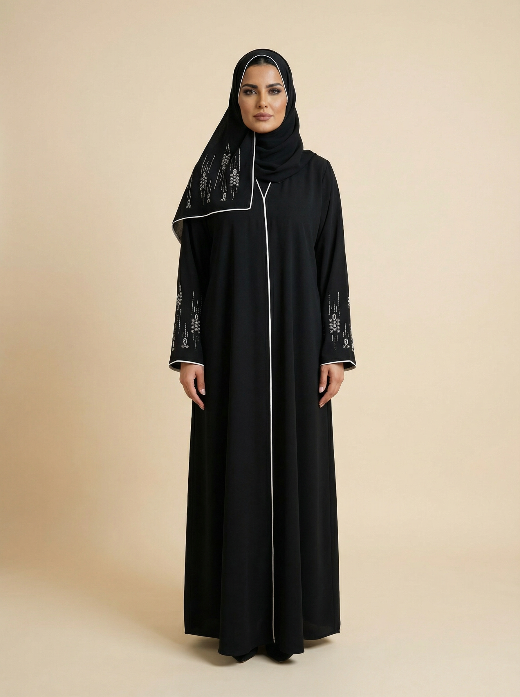 Modern Cut Classic Abaya – W305