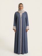 Soft Contrast Everyday Abaya – W350