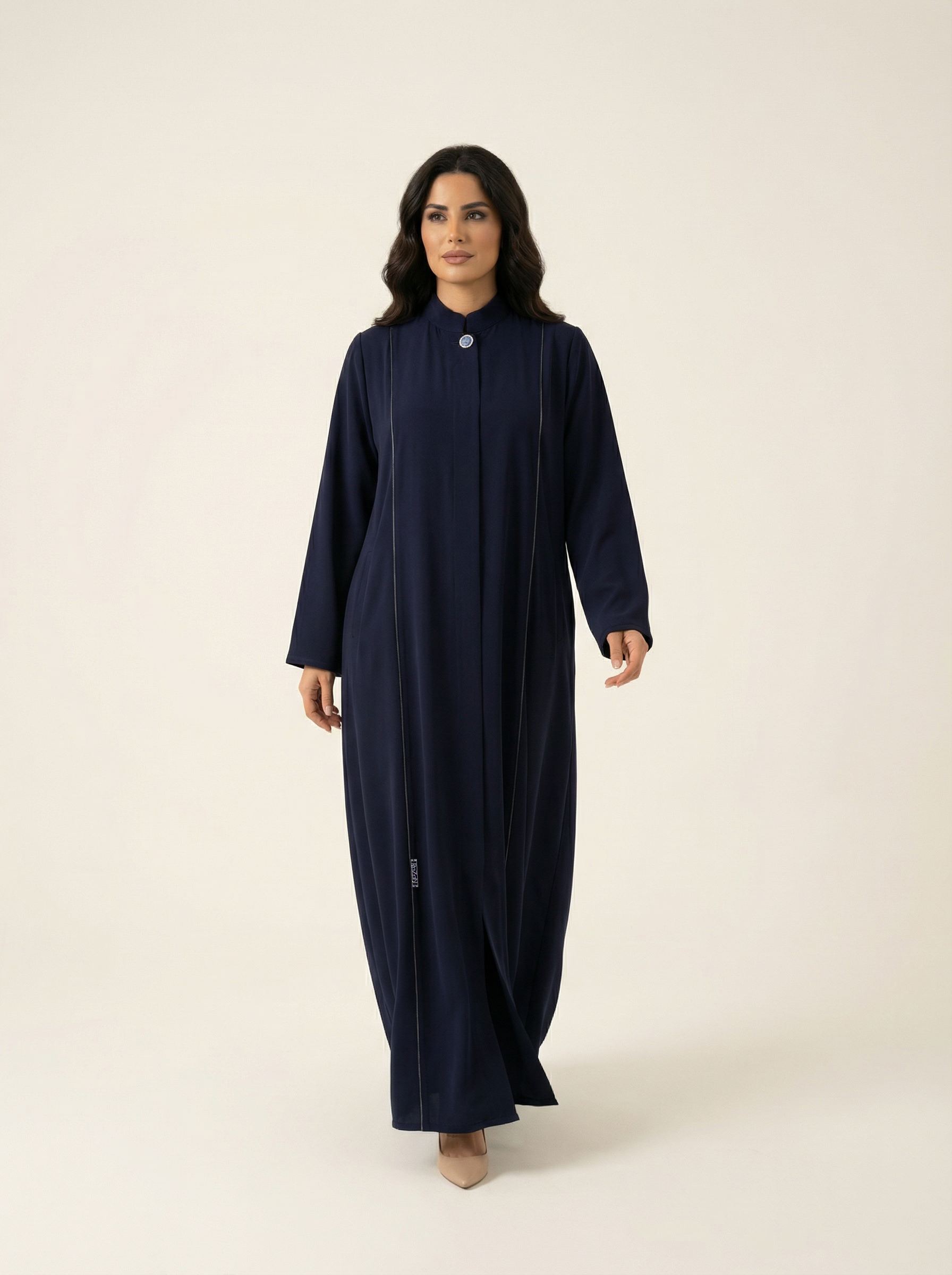 Structured Crepe Abaya – B251
